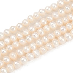 Нити из натурального культивированного пресноводного жемчуга PEAR-I007-07Y-02A