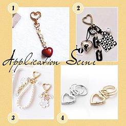 4 шт. 4-цветное вакуумное покрытие PVD из нержавеющей стали 304 пружинные затворные кольца STAS-UN0042-17