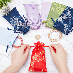 14 шт. двухцветные мешочки из полиэстера ABAG-NB0001-30