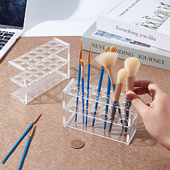 Стеллажи для многоцелевого использования из стеклянных цилиндрических труб с 6 отверстием&nbsp;AJEW-WH0596-418B