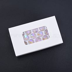 Гальванизировать граненых стеклянных подвесок EGLA-N006-051