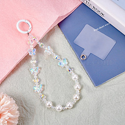 Мобильные ремни из полимерных бусин AJEW-TAC0006-10D