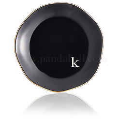 Круглая керамическая тарелка для украшений AJEW-WH20067-015C