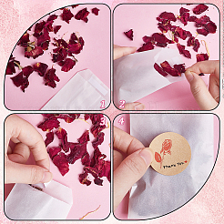 120 шт. плоские полупрозрачные пергаминовые вощеные бумажные пакеты для печенья STIC-CP0001-11C