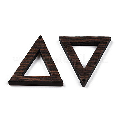 Pendentifs en bois de wengé naturel&nbsp;WOOD-T023-75