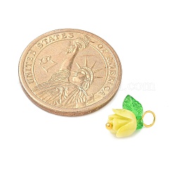 Подвески из синтетических ракушек в форме цветка&nbsp;PALLOY-JF03862-03