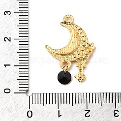 Подвески из нержавеющей стали 304 со стразами&nbsp;LS-STAS-P431-41G-01