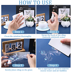 Статические наклейки на окна из пвх AJEW-WH0348-60