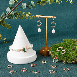 36 шт. 3 стиля сплав кристалл горный хрусталь божья коровка соединительные подвески&nbsp;FIND-SC0012-65