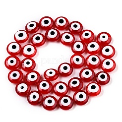 Ручной сглаза бусины бисер нитей LAMP-N024-27B-01