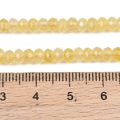 Fili di perline di giada naturale tinta malesia giada&nbsp;G-E316-2x4mm-47