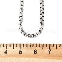 Изготовление ожерелий из венецианской цепочки из нержавеющей стали 304&nbsp;LS-STAS-A028-N031P-A