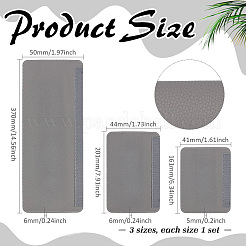 3 пара чехлов на дверные ручки из искусственной кожи (3 стиля)&nbsp;FIND-MA0001-21A