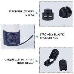 6 пара 6-х цветных эластичных шнурков без завязок&nbsp;FIND-FH0016-65