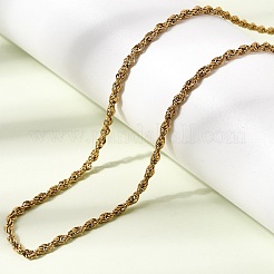 2 mm Unisex-Seilketten aus Edelstahl 304&nbsp;NJEW-P395-16G
