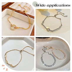 12шт стойка для покрытия латунной цепи браслет изготовление MAK-ME0001-07G