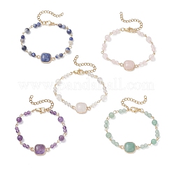 Браслеты из натуральных драгоценных камней для женщин.&nbsp;BJEW-JB13315