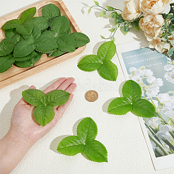 Ткань искусственный лист розы&nbsp;AJEW-WH0270-951A