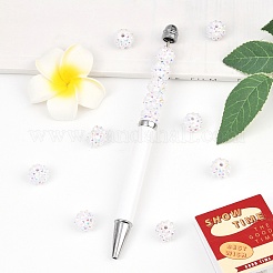 AB-цвет смолы горный хрусталь бисер RESI-S315-10x12-16