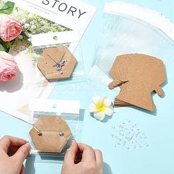 40 Stück Schmuck-Displaykarten aus Papier&nbsp;CDIS-FS0001-32C