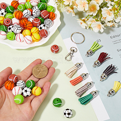 Набор для самостоятельного изготовления брелока в виде спортивного мяча&nbsp;DIY-SP0001-48