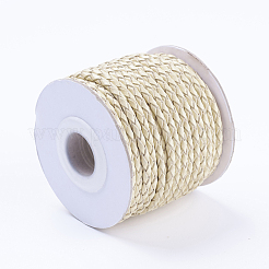 Круглые шнуры плетеный коровьей&nbsp;WL-L009-01N