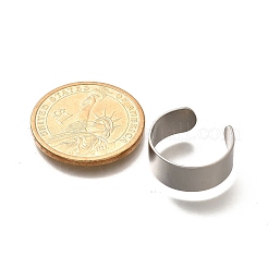 Anillos de puño abiertos de acero inoxidable quirúrgico 316&nbsp;RJEW-F170-01P-02