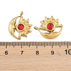 Подвески из нержавеющей стали 304 со стразами STAS-Z166-24G