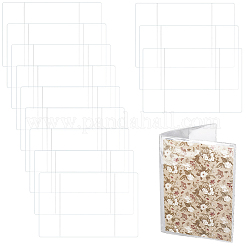 Transparente PVC-Buchhüllen&nbsp;AJEW-WH20048-84D