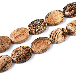 Естественного изображения яшмы бисер нитей G-S354-13x18-A06