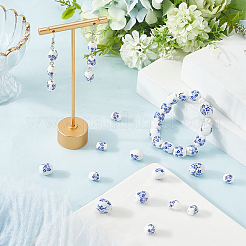 60шт 3 стиля фарфоровые бусины ручной работы&nbsp;PORC-SC0001-28