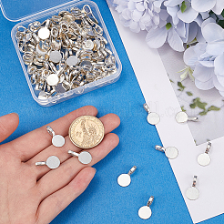 120 шт. сплав клея на плоских подставках для подвески FIND-SP0001-88P