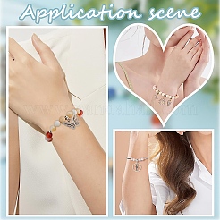 100 шт. 2-х цветные тибетские трубчатые дужки&nbsp;TIBE-YW0001-90