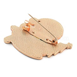 Broches en alliage d'émail sur le thème de Noël&nbsp;JEWB-S022-03C