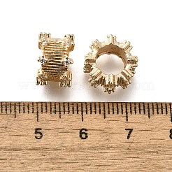 Латунные микропаве из прозрачного кубического циркония KK-M316-12G-01