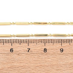 Ожерелья-цепочки из латунной колонны&nbsp;NJEW-H086-04G