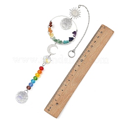 Cuentas de vidrio de chakras&nbsp;HJEW-JM05015-02
