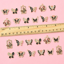 28шт 7 стиля подвески из сплава с эмалью&nbsp;FIND-FS0003-21