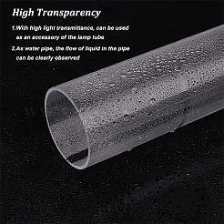 Прозрачная акриловая труба AJEW-WH0475-51A