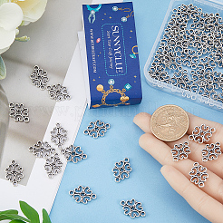 100 шт. подвески-соединители в тибетском стиле&nbsp;TIBE-SC0007-13