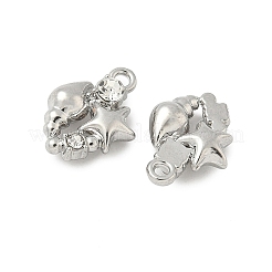 Подвески из сплава и страза&nbsp;PALLOY-F316-02B-P