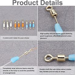 225шт 9-х стильный латунный рыболовный роликовый подшипник-соединитель&nbsp;FIND-FH0003-27