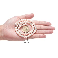 Нити из натурального культивированного пресноводного жемчуга&nbsp;LS-PEAR-R063-16