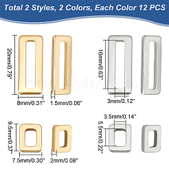 48 шт. 4 соединительных кольца из нержавеющей стали 201 STAS-UN0040-26