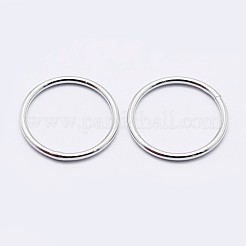 925 anillo de salto cerrado soldado en plata de ley&nbsp;STER-F036-03P-1x7