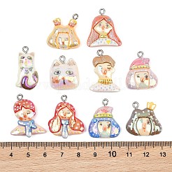 Pendentifs en résine opaque&nbsp;RE-CBA5D24-06