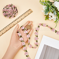 Кружевная отделка из полиэстера с цветочным принтом&nbsp;OCOR-GF0003-18C