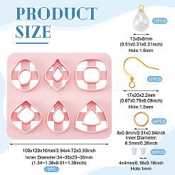 Комплект висячих сережек своими руками&nbsp;DIY-TA0013-22