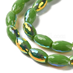 Нити бусин с цветным гальваническим покрытием ab&nbsp;EGLA-H104-03C