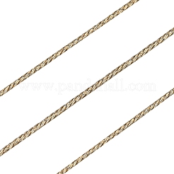12プライメタリックコード  ジュエリー作りのための  バリーウッド  0.8mm  約27.34ヤード（25m）/ロール&nbsp;MCOR-CJ0001-03I